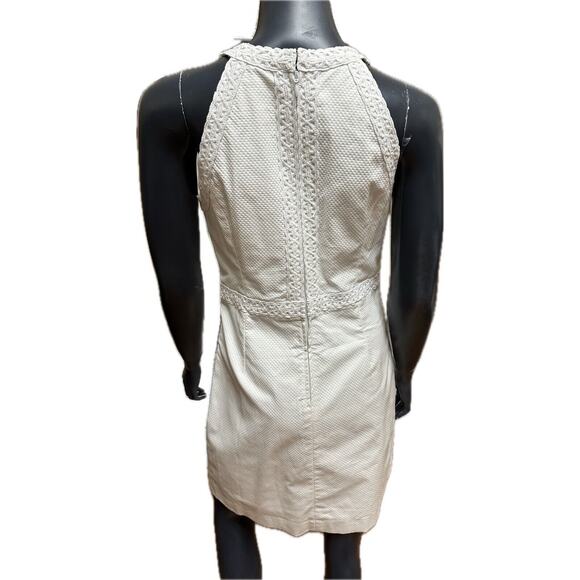 Lily Pulitzer Charlize Dress Sz 4 Halter White Lined Stretch Shift NWT - Picture 2 of 11